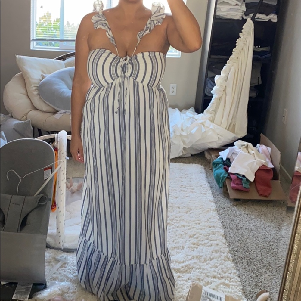Xhilaration Ruffle Maxi Dress.